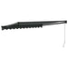 Copertină retractabilă, antracit, 3x2,5 m, textil și aluminiu - WALTI WALTI