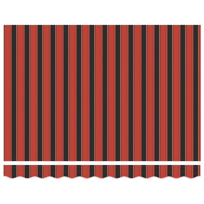 Copertină retractabilă portocaliu/maro 3x2,5 m, textil/aluminiu - WALTI WALTI
