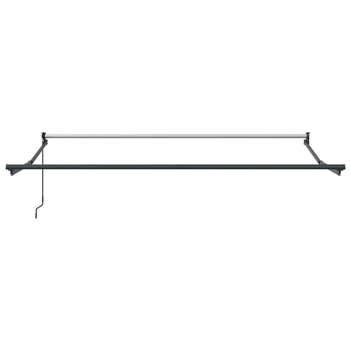 Copertină retractabilă portocaliu/maro 3x2,5 m, textil/aluminiu - WALTI WALTI