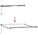 Copertină retractabilă portocaliu/maro 3x2,5 m, textil/aluminiu - WALTI WALTI