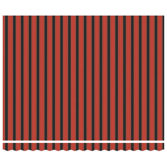 Copertină retractabilă portocaliu/maro 4x3 m, textil/aluminiu - WALTI WALTI
