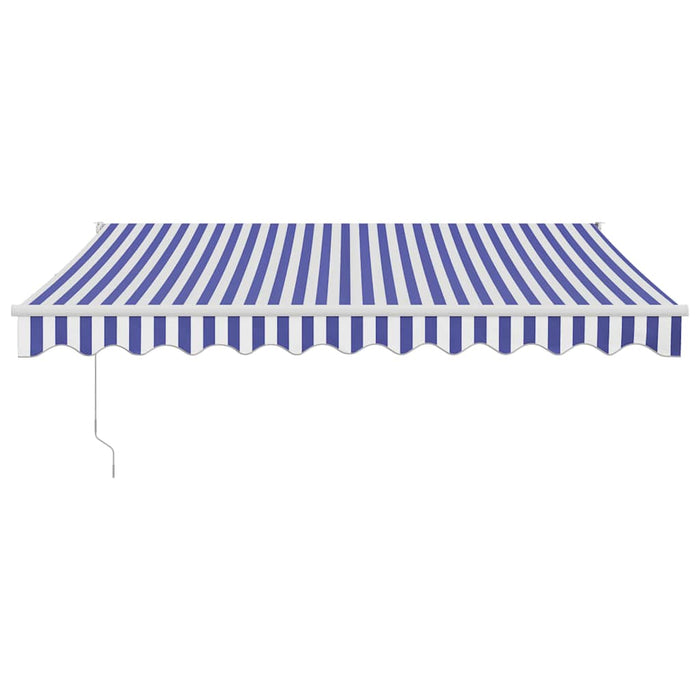 Copertina automată retractabilă, albastru și alb, 3,5x2,5 m - WALTI WALTI