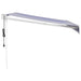 Copertina automată retractabilă, albastru și alb, 3,5x2,5 m - WALTI WALTI