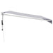 Copertină retractabilă automată, albastru și alb, 4,5x3 m - WALTI WALTI