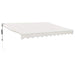 Copertină retractabilă automată, crem, 3x2,5 m - WALTI WALTI
