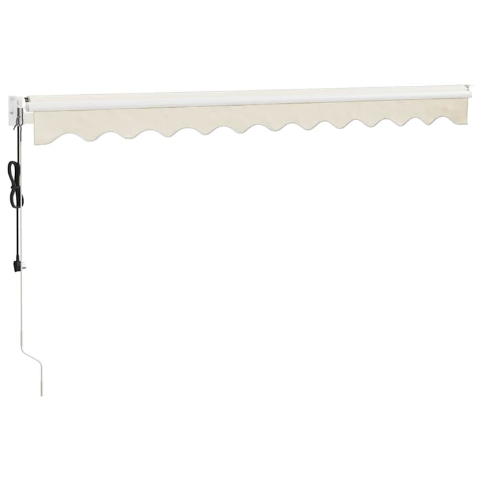 Copertină retractabilă automată, crem, 3x2,5 m - WALTI WALTI