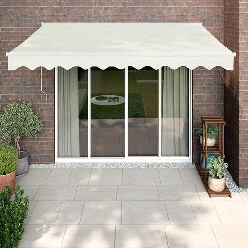 Copertină retractabilă automată, crem, 3x2,5 m - WALTI WALTI