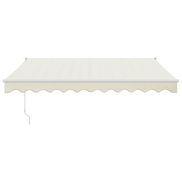 Copertină retractabilă, crem, 3,5x2,5 m, textil și aluminiu WALTI