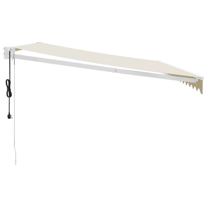 Copertină retractabilă automată, crem, 4x3 m - WALTI WALTI