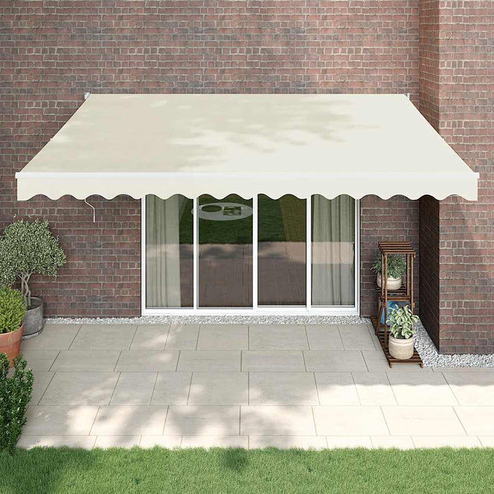 Copertină retractabilă automată, crem, 4x3 m - WALTI WALTI