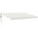 Copertină retractabilă automată, crem, 4,5x3 m - WALTI WALTI
