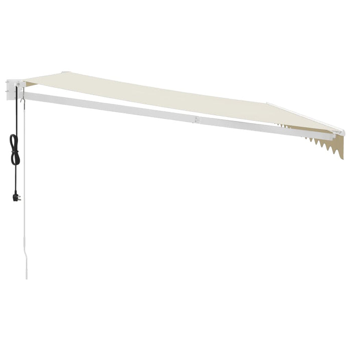 Copertină retractabilă automată, crem, 4,5x3 m - WALTI WALTI
