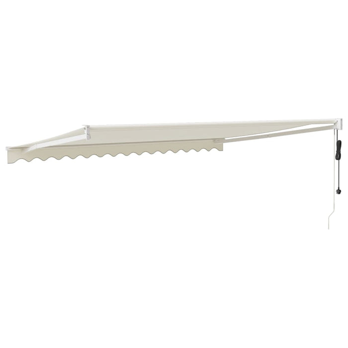 Copertină retractabilă automată, crem, 4,5x3 m - WALTI WALTI