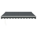 Copertină retractabilă automată, antracit, 3x2,5 m - WALTI WALTI
