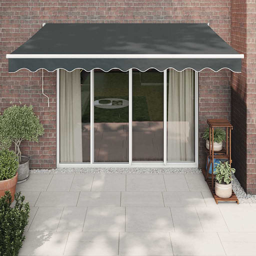 Copertină retractabilă automată, antracit, 3x2,5 m - WALTI WALTI
