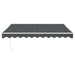 Copertină automată retractabilă, antracit, 3,5x2,5 m - WALTI WALTI