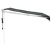 Copertină automată retractabilă, antracit, 3,5x2,5 m - WALTI WALTI