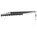 Copertină automată retractabilă, antracit, 3,5x2,5 m - WALTI WALTI