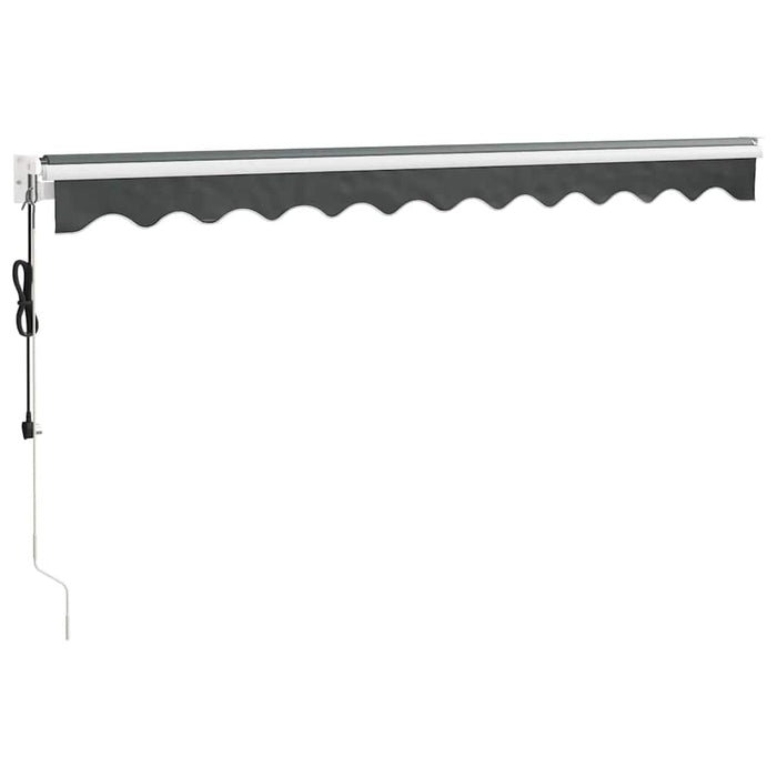 Copertină automată retractabilă, antracit, 3,5x2,5 m - WALTI WALTI