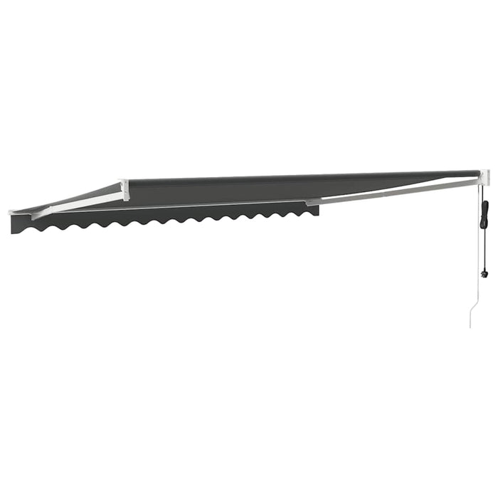 Copertină retractabilă automată, antracit, 4x3 m - WALTI WALTI