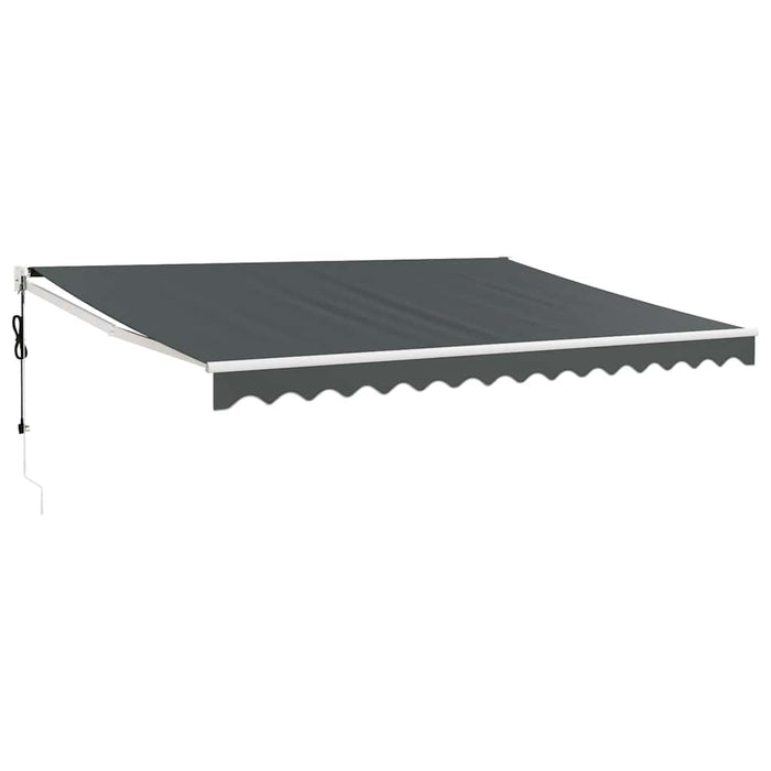 Copertină retractabilă automată, antracit, 4,5x3 m - WALTI WALTI