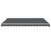 Copertină retractabilă automată, antracit, 4,5x3 m - WALTI WALTI