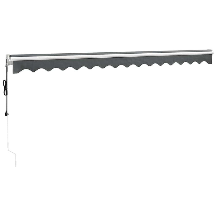 Copertină retractabilă automată, antracit, 4,5x3 m - WALTI WALTI