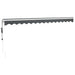 Copertină retractabilă automată, antracit, 4,5x3 m - WALTI WALTI