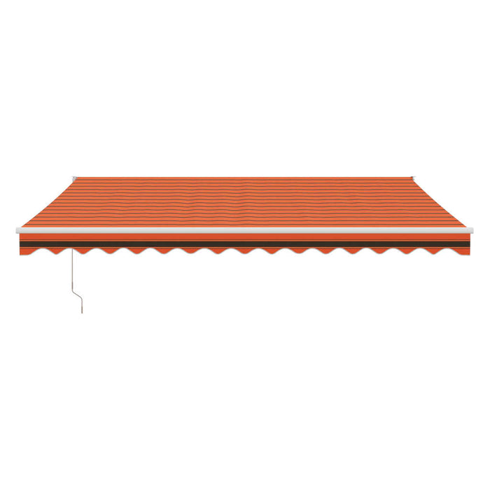 Copertina retractabilă automată, portocaliu și maro, 4x3 m - WALTI WALTI