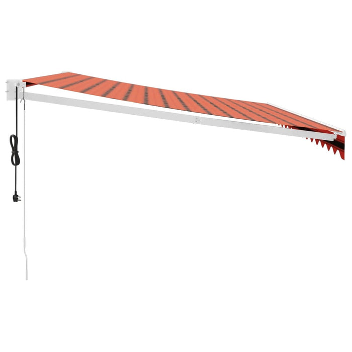 Copertina retractabilă automată, portocaliu și maro, 4x3 m - WALTI WALTI