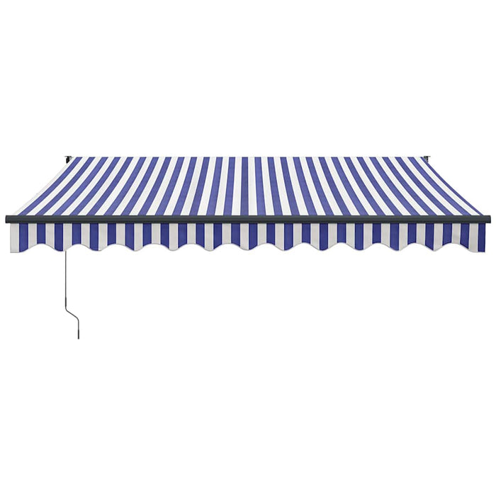 Copertina automată retractabilă, albastru și alb, 3,5x2,5 m - WALTI WALTI