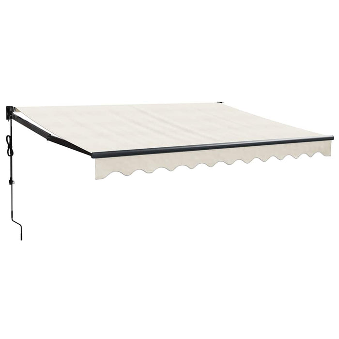 Copertină retractabilă automată, crem, 3x2,5 m - WALTI WALTI