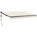 Copertină retractabilă automată, crem, 3x2,5 m - WALTI WALTI