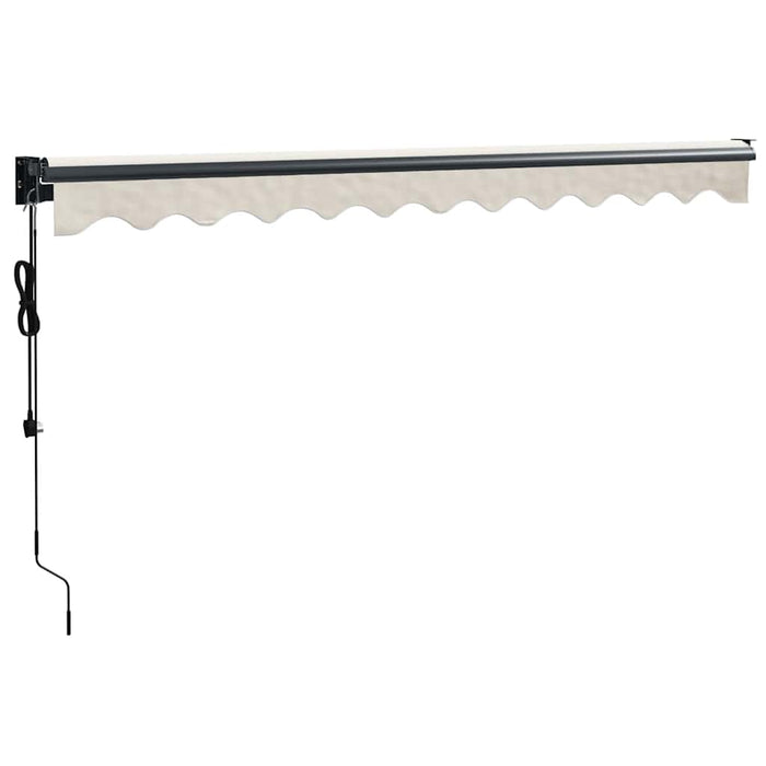 Copertină retractabilă automată, crem, 3x2,5 m - WALTI WALTI