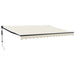 Copertină retractabilă automată, crem, 4x3 m - WALTI WALTI