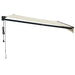 Copertină retractabilă automată, crem, 4x3 m - WALTI WALTI