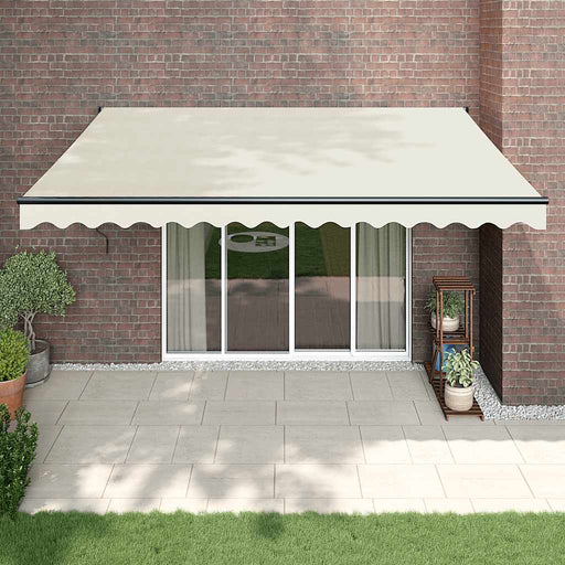 Copertină retractabilă automată, crem, 4x3 m - WALTI WALTI