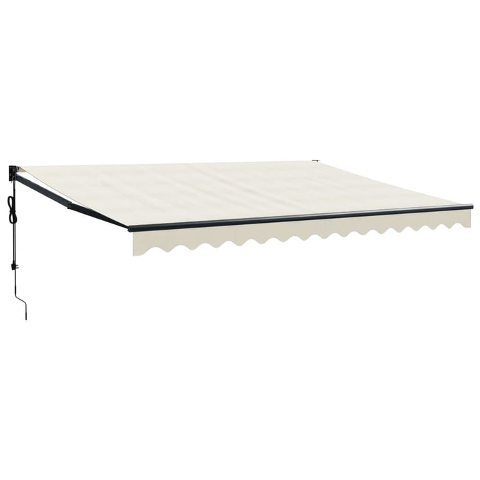 Copertină retractabilă automată, crem, 4,5x3 m - WALTI WALTI