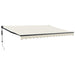 Copertină retractabilă automată, crem, 4,5x3 m - WALTI WALTI