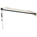 Copertină retractabilă automată, crem, 4,5x3 m - WALTI WALTI