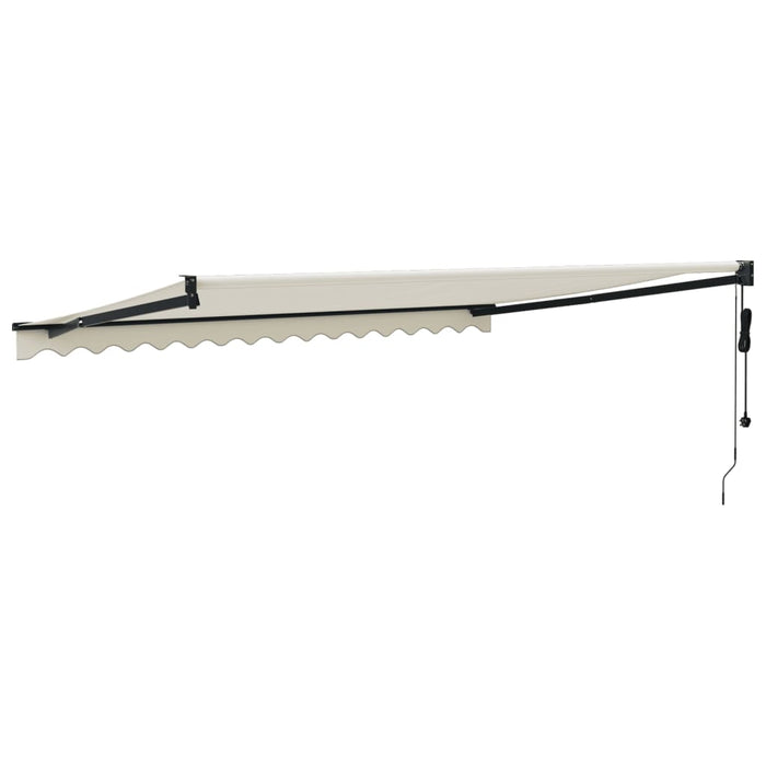 Copertină retractabilă automată, crem, 4,5x3 m - WALTI WALTI