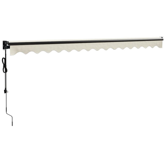 Copertină retractabilă automată, crem, 4,5x3 m - WALTI WALTI