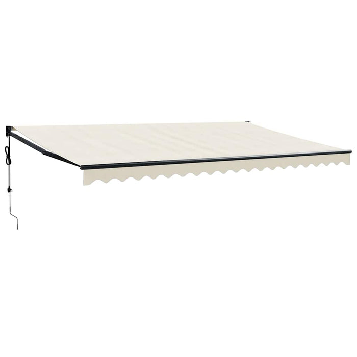 Copertină retractabilă automată, crem, 5x3 m - WALTI WALTI