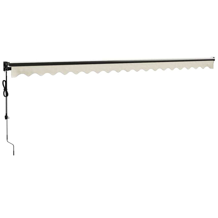 Copertină retractabilă automată, crem, 5x3 m - WALTI WALTI