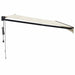 Copertină retractabilă automată, crem, 5x3 m - WALTI WALTI