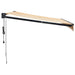 Copertina automată retractabilă, galben și alb, 3,5x2,5 m - WALTI WALTI