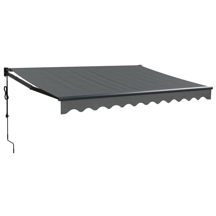 Copertină retractabilă automată, antracit, 3x2,5 m - WALTI WALTI