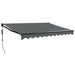Copertină retractabilă automată, antracit, 3x2,5 m - WALTI WALTI