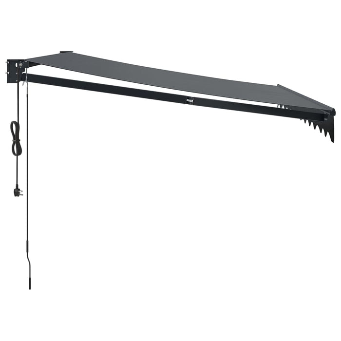 Copertină retractabilă automată, antracit, 3x2,5 m - WALTI WALTI