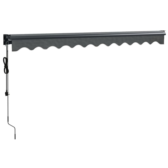 Copertină retractabilă automată, antracit, 3x2,5 m - WALTI WALTI